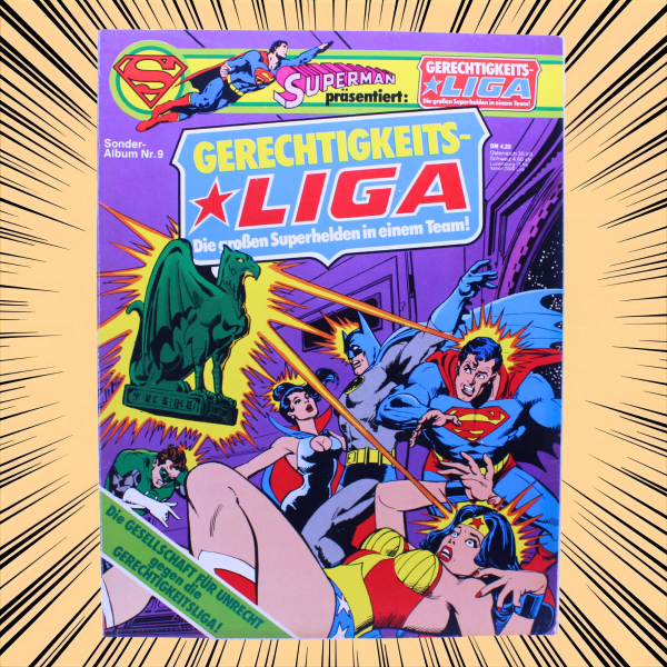 DC Superman präsentiert Gerechtigkeitsliga Sonder-Album 9 Ehapa 1979